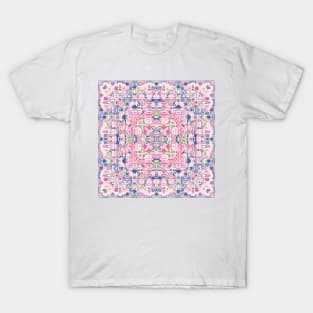 Bright square arabic ornate pattern T-Shirt